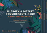 Zizzi allergen & dietry requirements menu